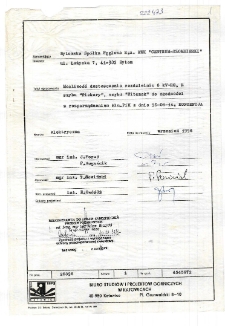 Możliwość dostosowania rozdzielnic 6-kV-RG szybu "Piekary", szybu "Witczak do zgodnośći z rozporządzeniem Min. PiH z dnia 95-04-14. Koncepcja.