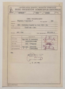 ZTE Rozbudowa kopalni na lata 1976-80. Część wodno-kanalizacyjna